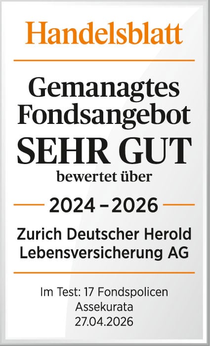 Siegel Handelsblatt gemanagtes Fondsangebot