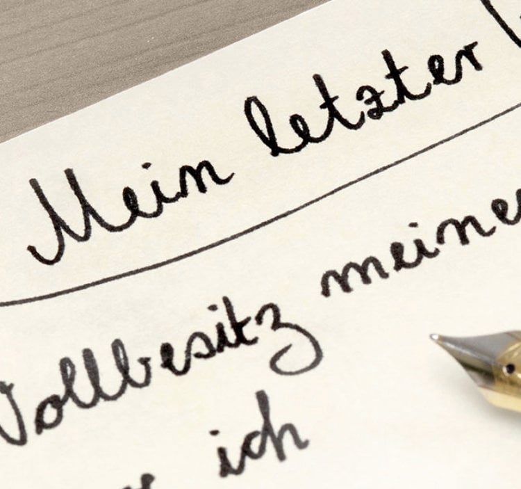 Das privatschriftliche Testament