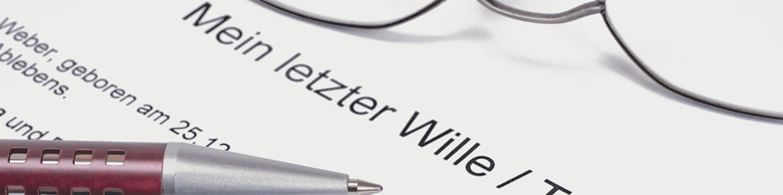 Testament verfassen