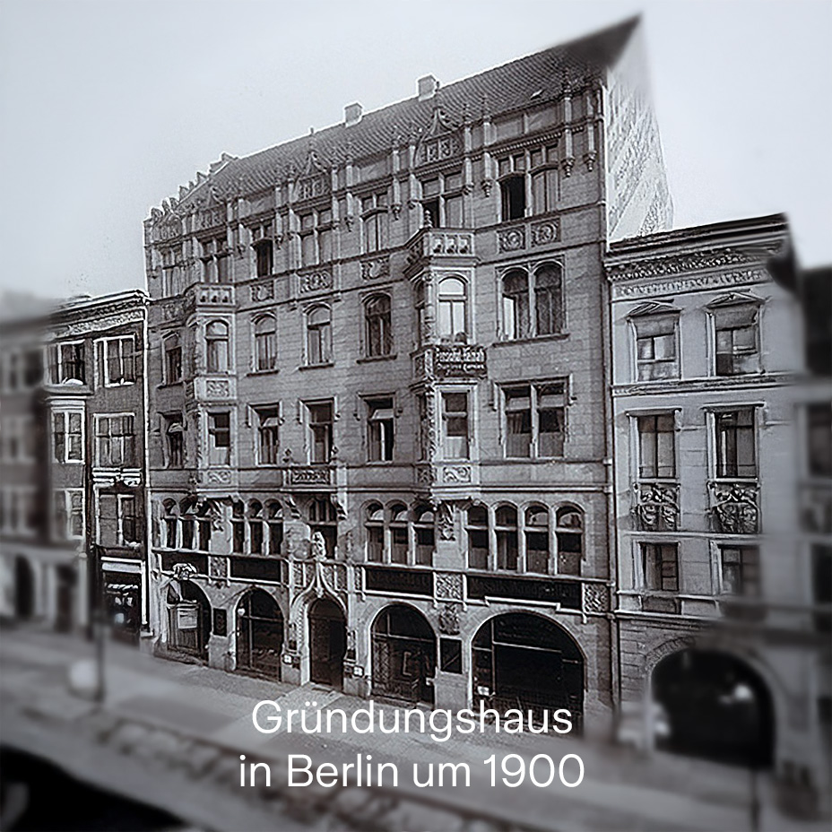 Gründungshaus in der Mohrenstraße Berlin um 1900